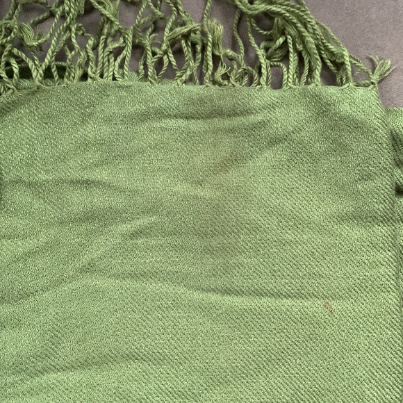 Nordstrom and Nordstrom Rack Scarf Bundle Pashmina Wool Rayon Scarf with Tassels - Picture 4 of 11